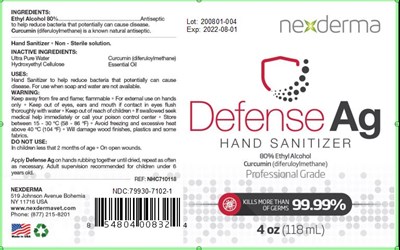 4oz Label (Curcumin 4oz)